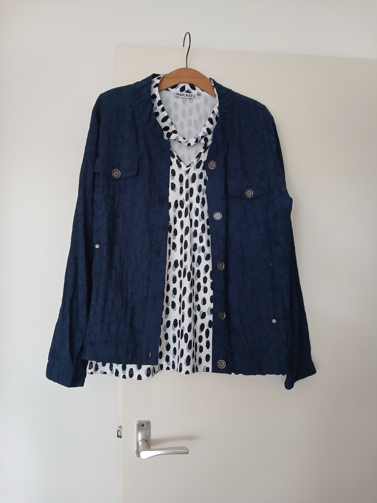 mooie set vest/jasje, plus shirt maat xl, Dreamstar, Blauw, Maat 46/48 (XL) of groter, Ophalen of Verzenden