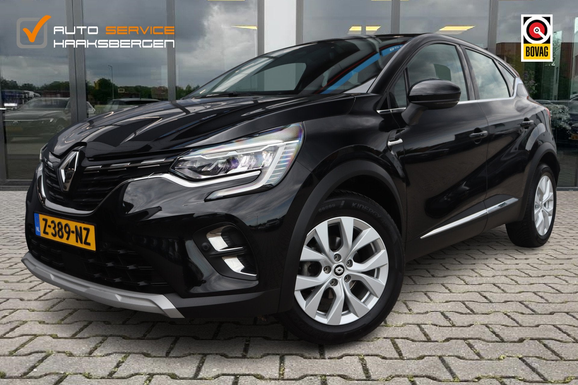 Renault Captur 1.0 TCe 90 Intens | LED | Camera | Keyless |, Voorwielaandrijving, Gebruikt, Leder en Stof, Zwart