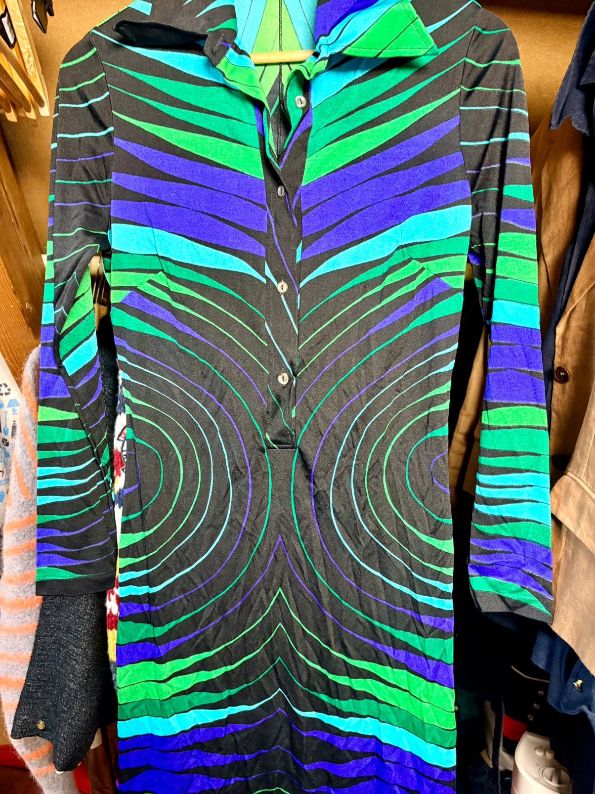 Vintage Cappuci Jurk Paris, Kleding | Dames, Verzenden, Maat 38/40 (M)