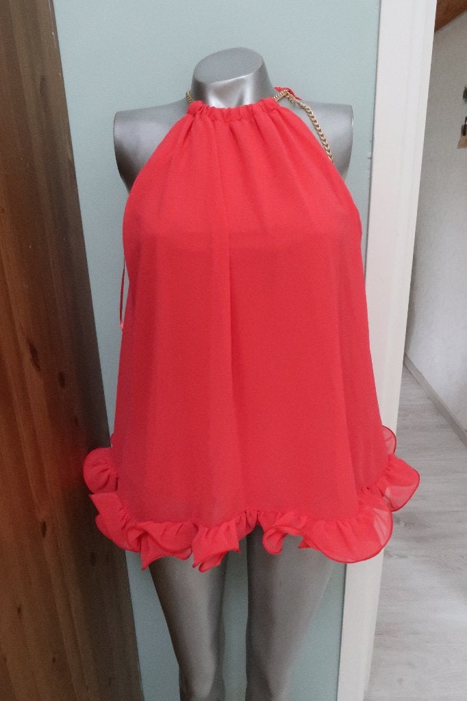 Nieuw Riascimento prachtige chique blouse rood M, Maat 38/40 (M), Rinascimento, Nieuw, Ophalen of Verzenden