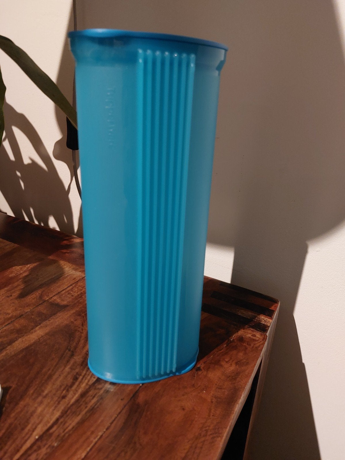 nieuwe Tupperware pasta bewaar bus, ruimtespaarder., Ophalen, Nieuw, Blauw, Overige typen