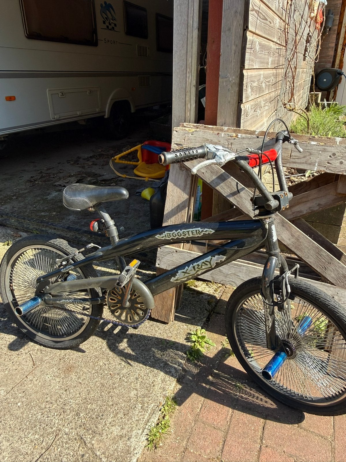 BMX fiets, Fietsen en Brommers, Fietsen | Crossfietsen en BMX, Ophalen, Gebruikt, Staal, 20 tot 24 inch