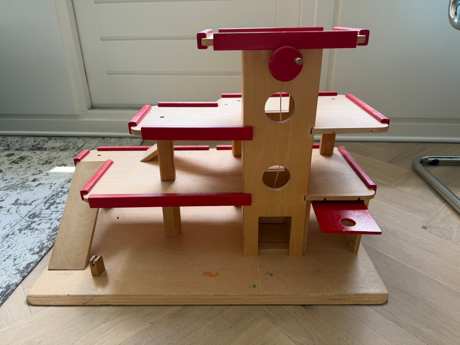 Houten garage met lift en heli platform, Ophalen, Gebruikt, Overige typen