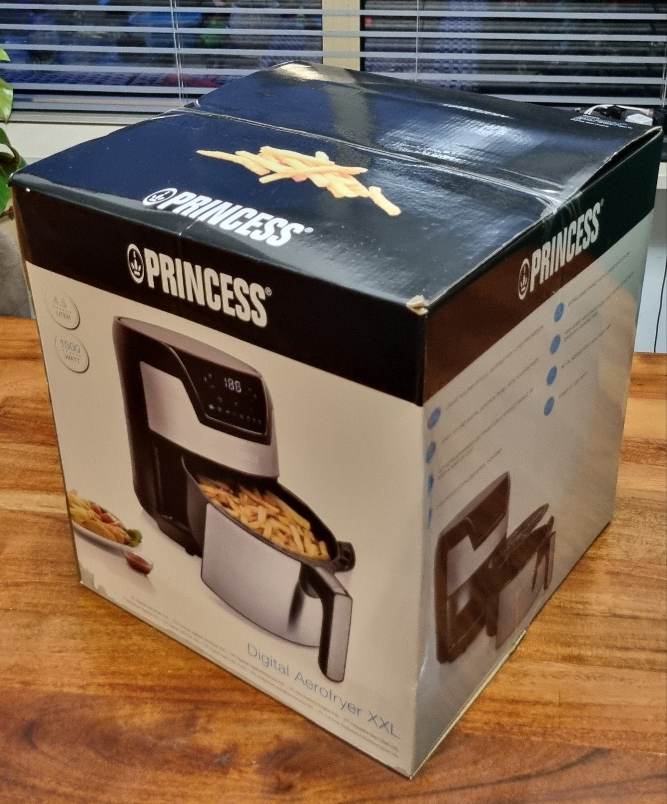 Digitaal airfryer princess XXL, Ophalen of Verzenden, Nieuw, Airfryer XXL, 1000 t/m 1499 gram