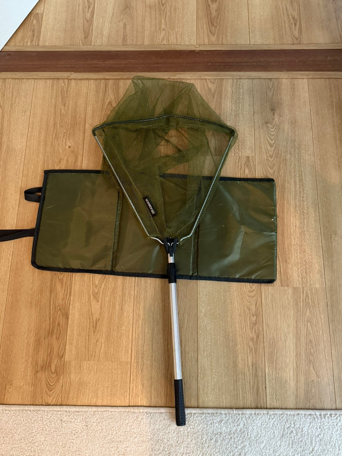 Vis schepnet + onthakingsmat, Watersport en Boten, Ophalen, Gebruikt, Net of Fuik