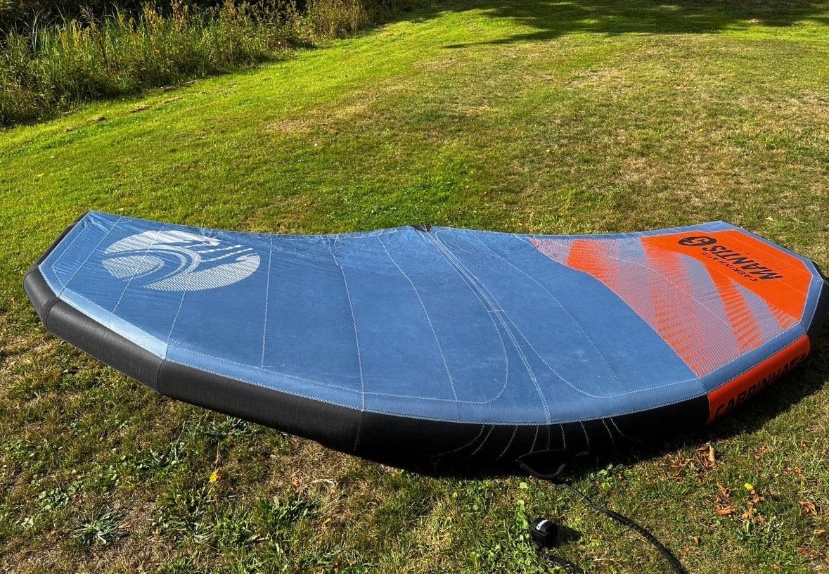 Cabrinha Mantis Wing 5m² - Zo goed als nieuw, Watersport en Boten, Ophalen of Verzenden, Zo goed als nieuw, Wingsurf-wing