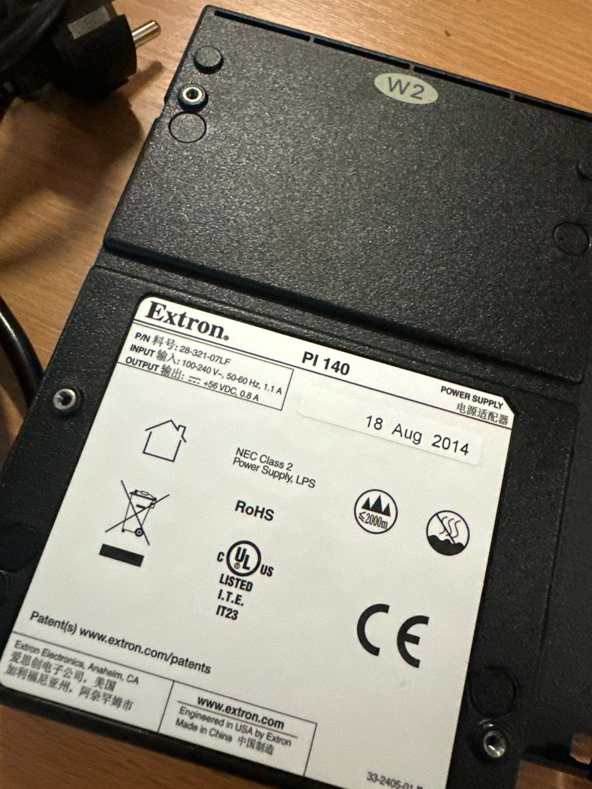 Extron PI 140 Power Injector - PoE Voeding, Gebruikt, Ophalen of Verzenden, Nvt, Nvt