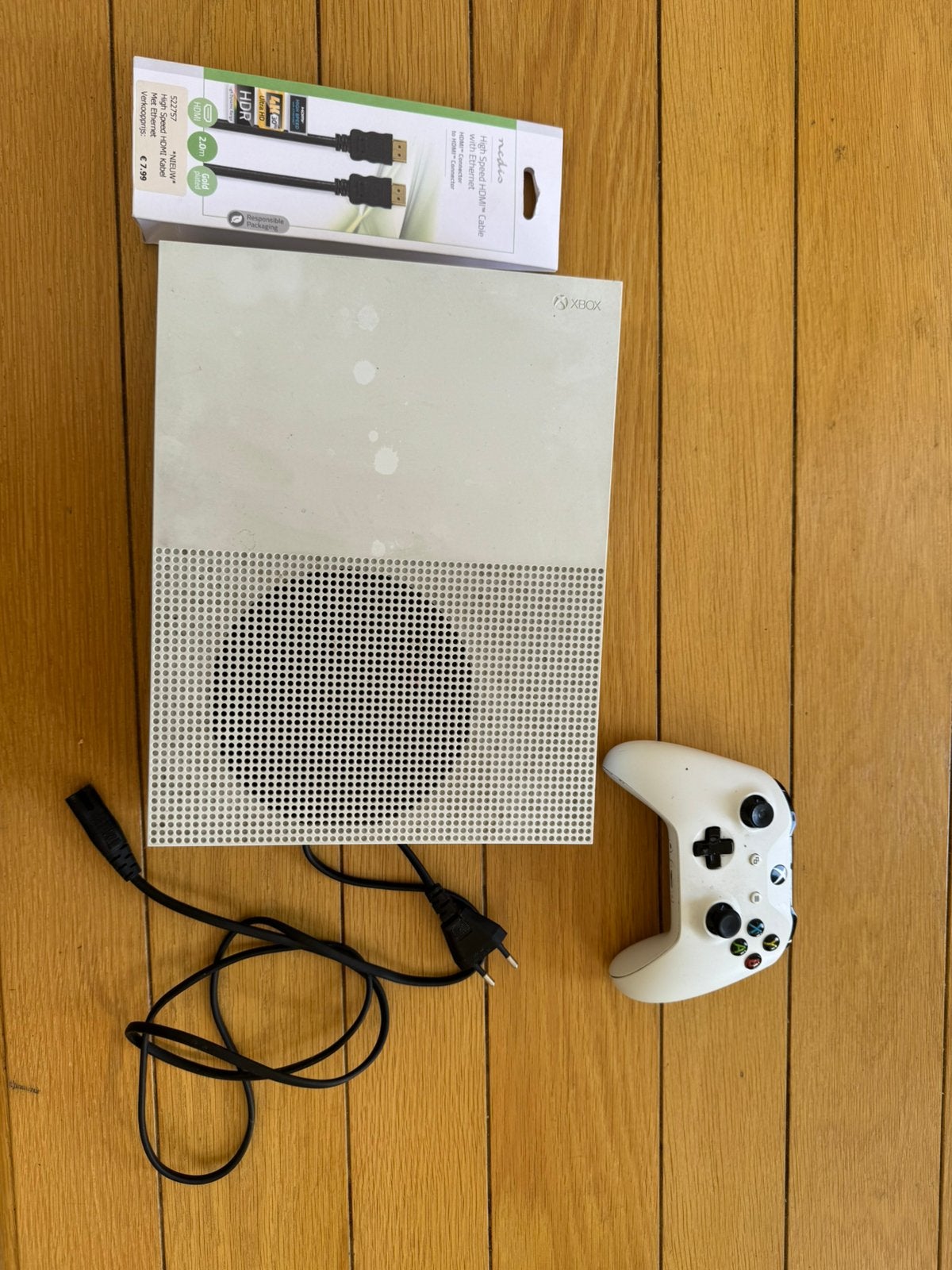 Xbox One S  1 TB te koop – Inclusief controller en kabels, Ophalen of Verzenden, Gebruikt, 1 TB, Met 1 controller