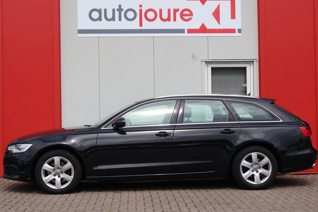 Audi A6 Avant 3.0 TDI Sport Edition (bj 2014, automaat), Auto's, Euro 5, Zwart, 197 €/maand, Zwart
