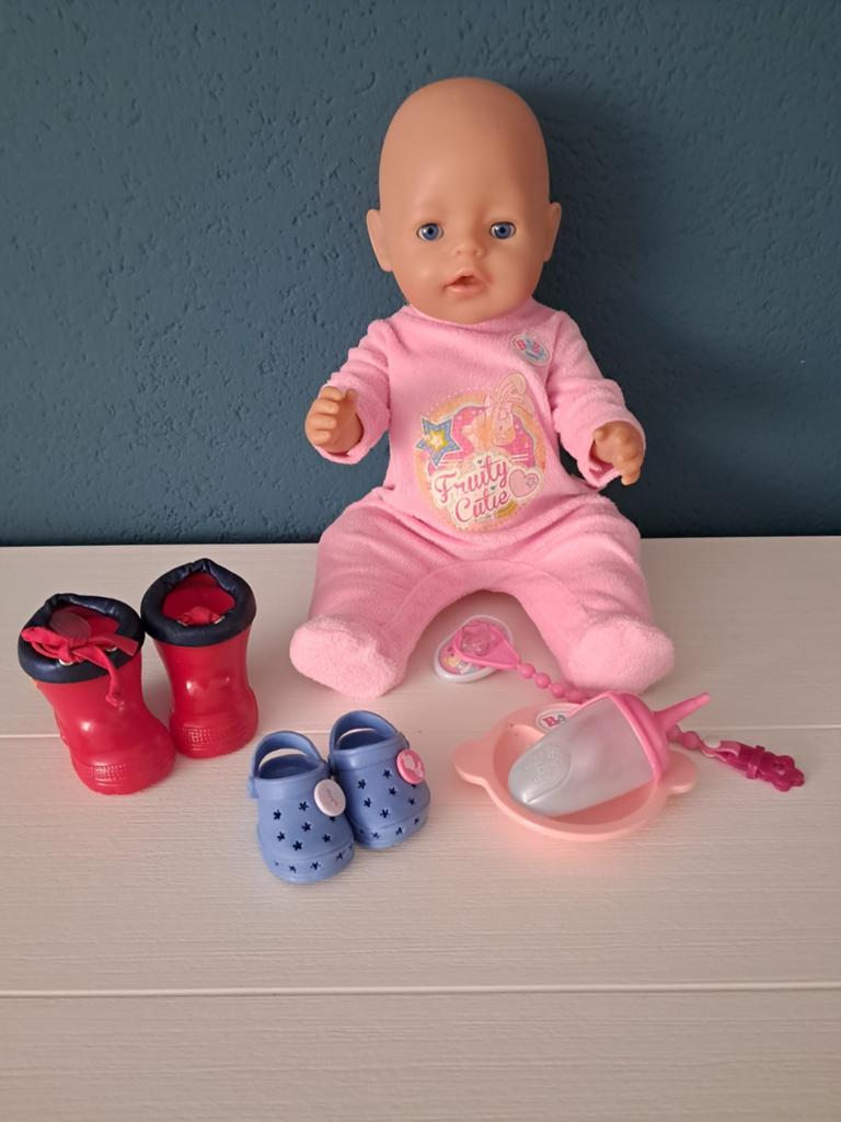 Babyborn, Ophalen of Verzenden, Zo goed als nieuw, Babypop