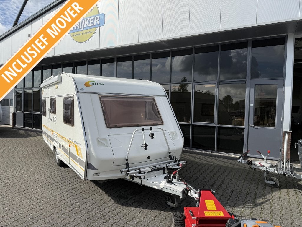 Delta Euroliner 4700 EB 2 Aparte bedden 950kg VEEL OPTIES !!, Caravans en Kamperen, Caravans, Lengtebed, Bedrijf, Treinzit, 4 tot 5 meter