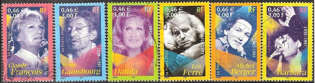 # FRANKRIJK 2001-01, Ophalen of Verzenden, Gestempeld