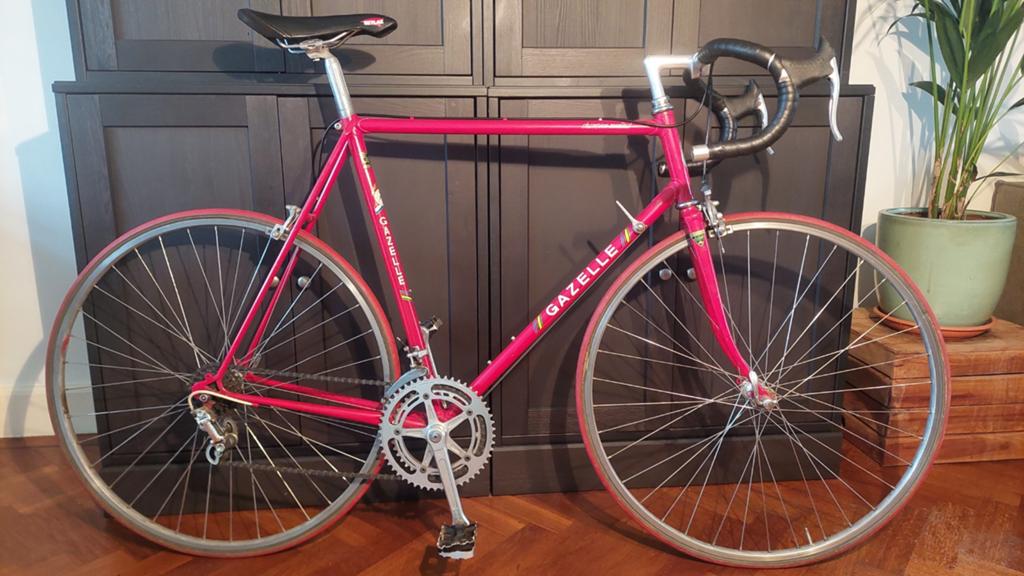 Mooie rode Gazelle Champion Mondial racefiets, Gebruikt, Ophalen of Verzenden, 57 tot 61 cm, Gazelle