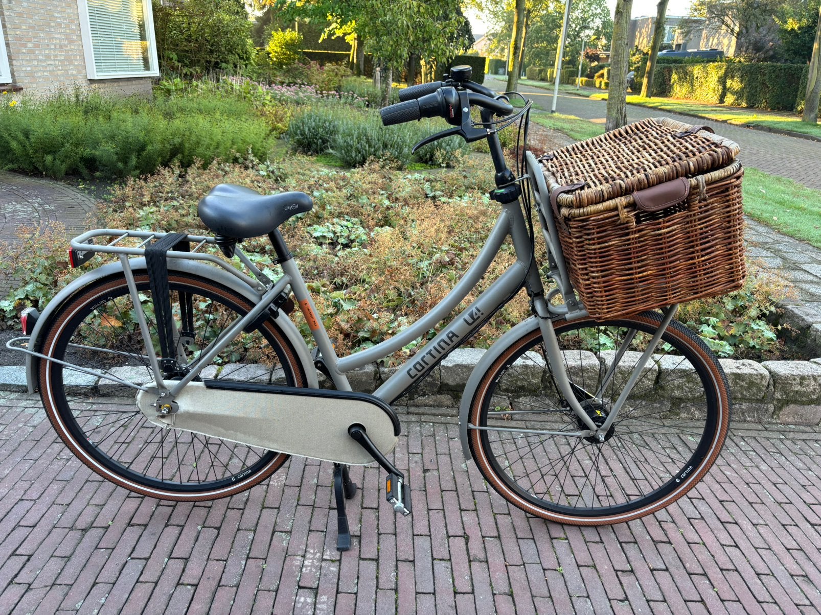 Cortina U4 damesfiets 50 cm, 50 tot 53 cm, Ophalen, Zo goed als nieuw, Handrem