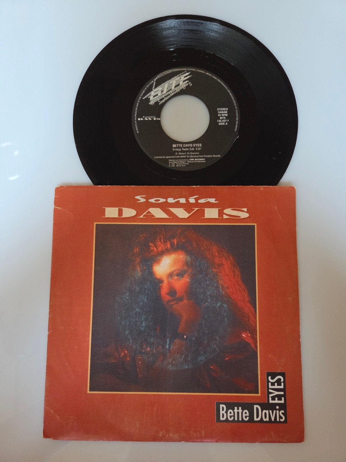 Sonia Davis - Bette Davis eyes, Ophalen of Verzenden, Gebruikt, 7 inch, Pop