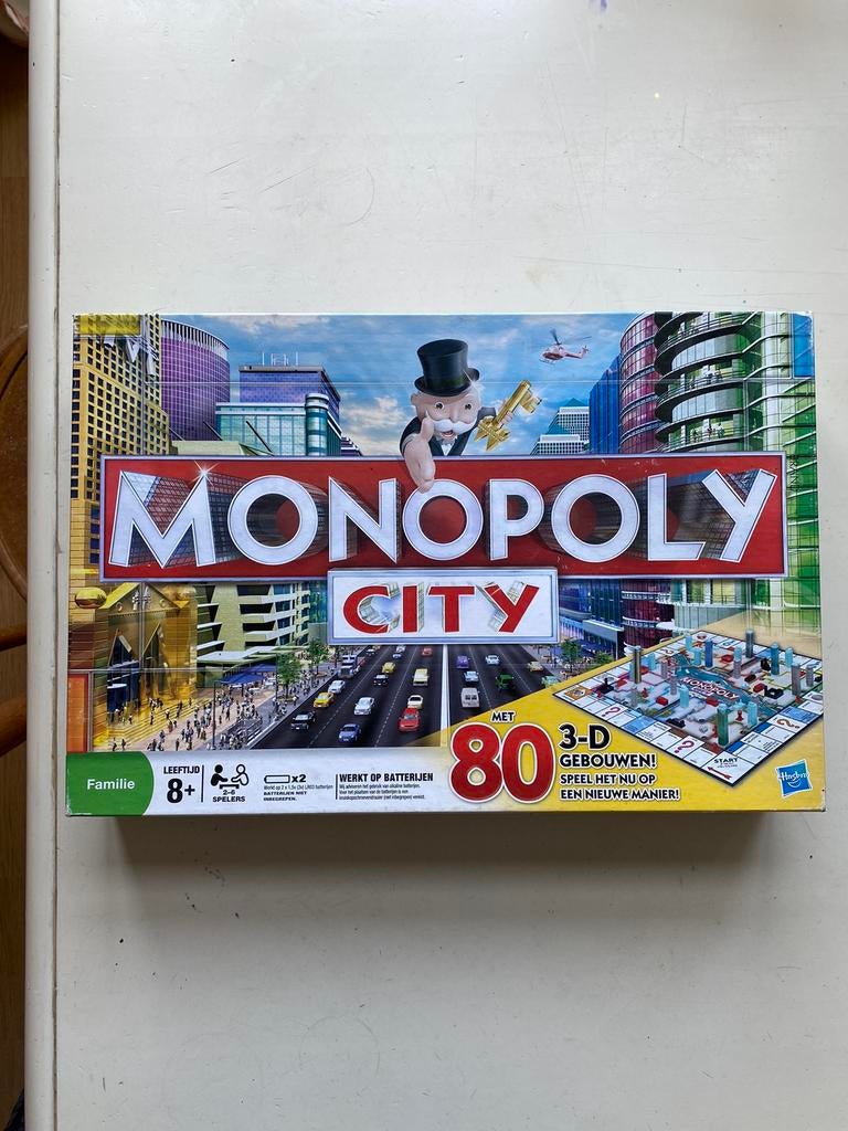 Monopoly City Bordspel, Ophalen of Verzenden, Zo goed als nieuw