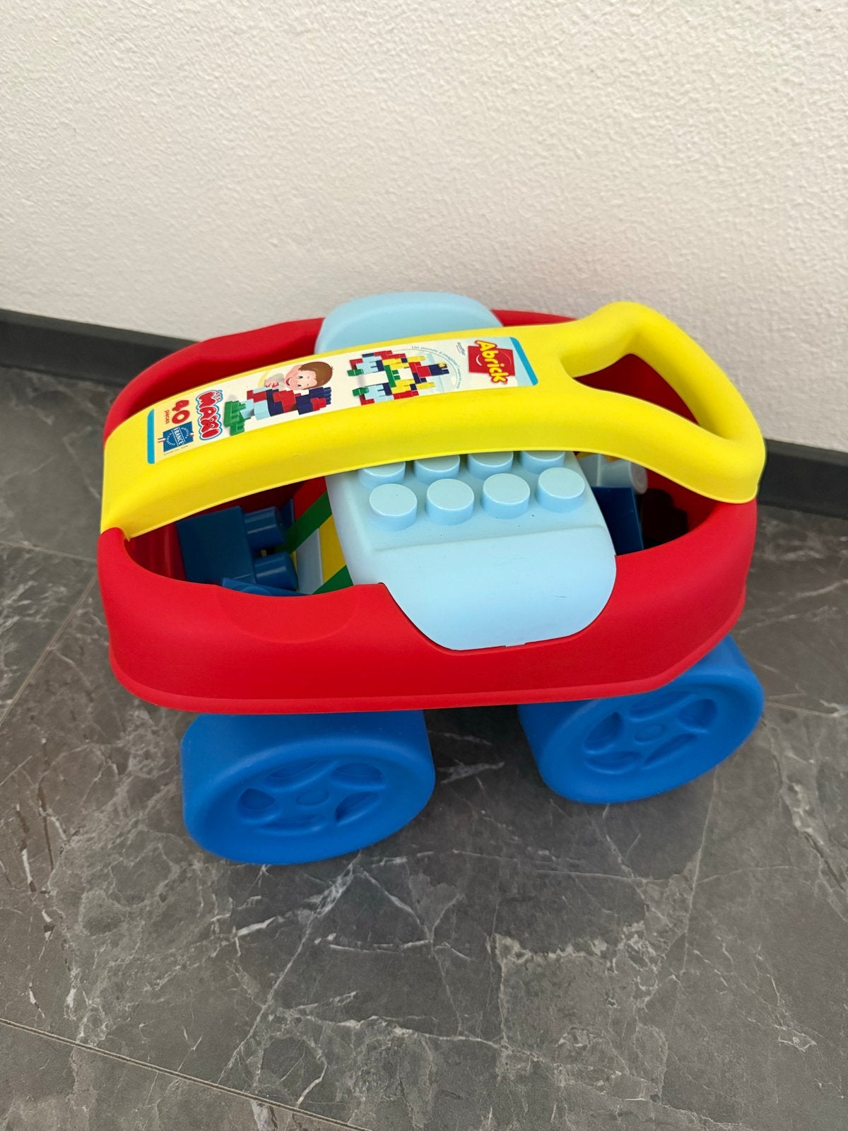 Abrick Lego Blokjes in Opbergkar - Zeer Goede Staat, Ophalen, Zo goed als nieuw, Abrick