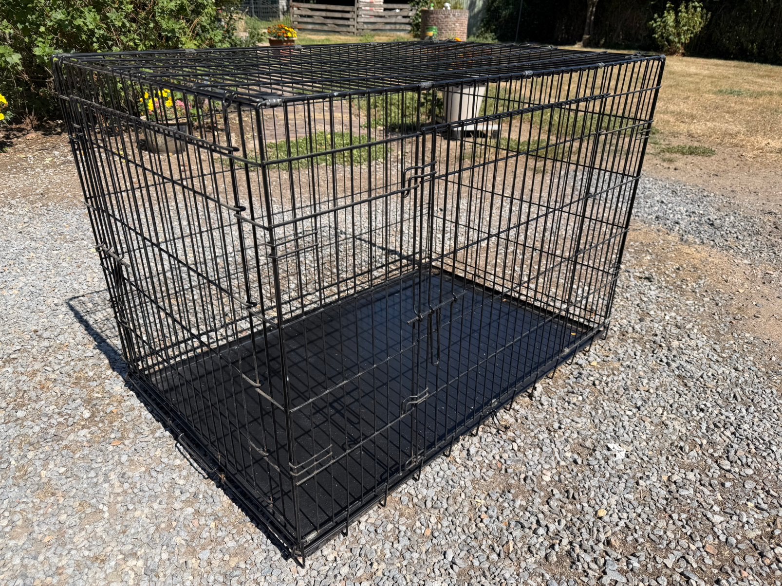 Adori Bench nieuw 2-Deurs Zwart - Hondenbench - 107x71x77 cm, Dieren en Toebehoren, Ophalen, Nieuw