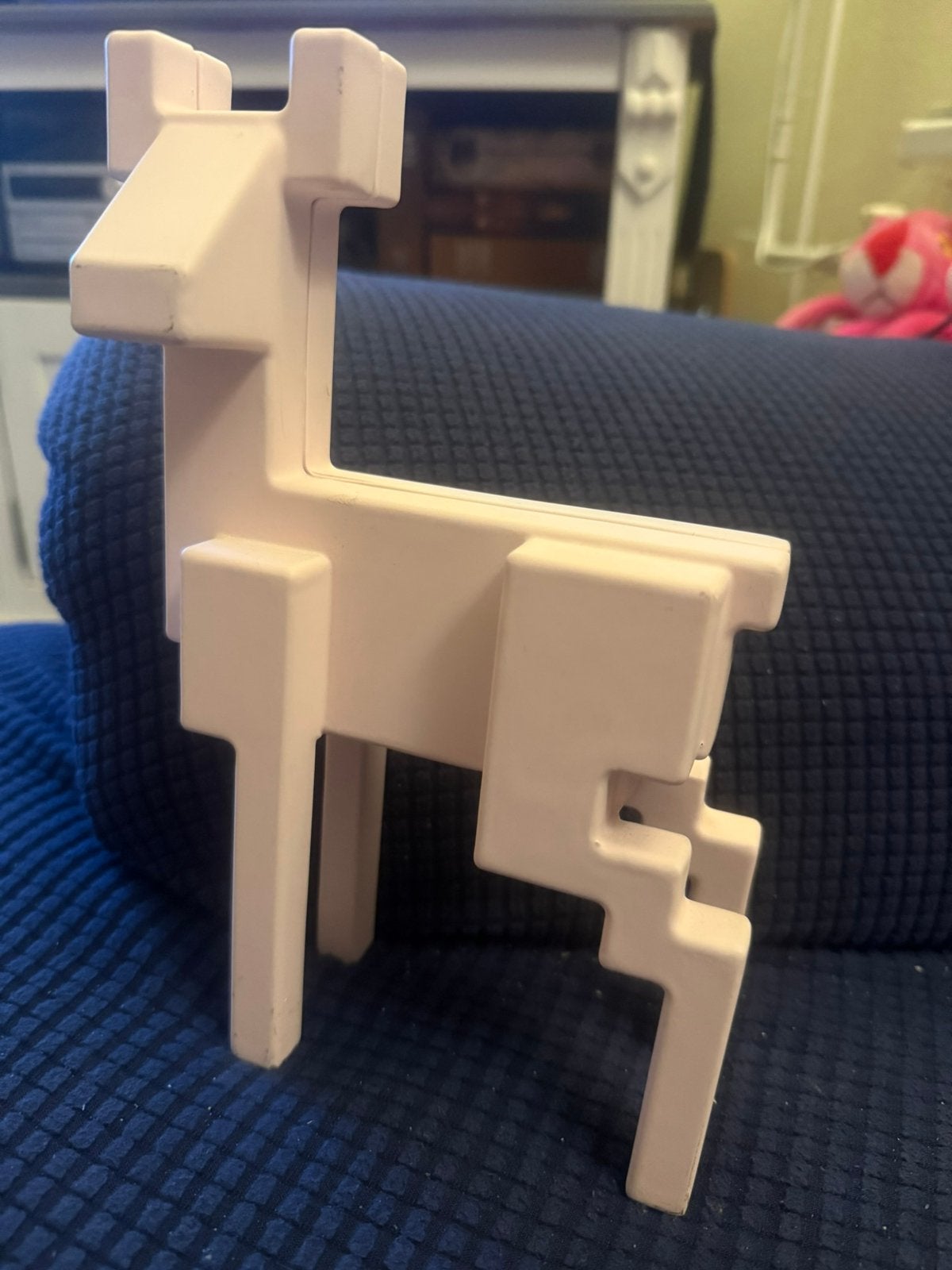 vintage IKEA "SAMSPELT" Pixel Deer sculptuur, Antiek en Kunst, Ophalen of Verzenden