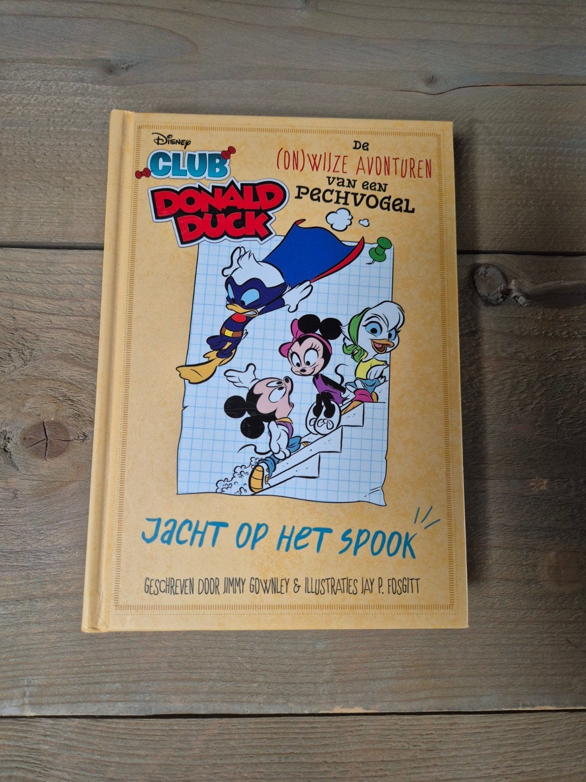 Disney Club Donald Duck: Jacht op het Spook, Eén stripboek, Ophalen of Verzenden, Zo goed als nieuw, Jimmy Gownley