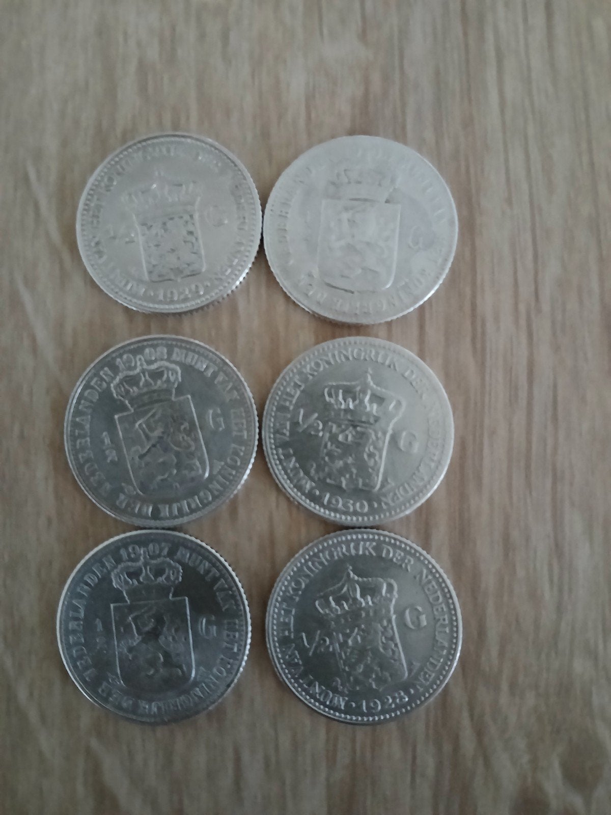 1/2 Gulden Munten, Postzegels en Munten, Munten | Nederland, Ophalen of Verzenden