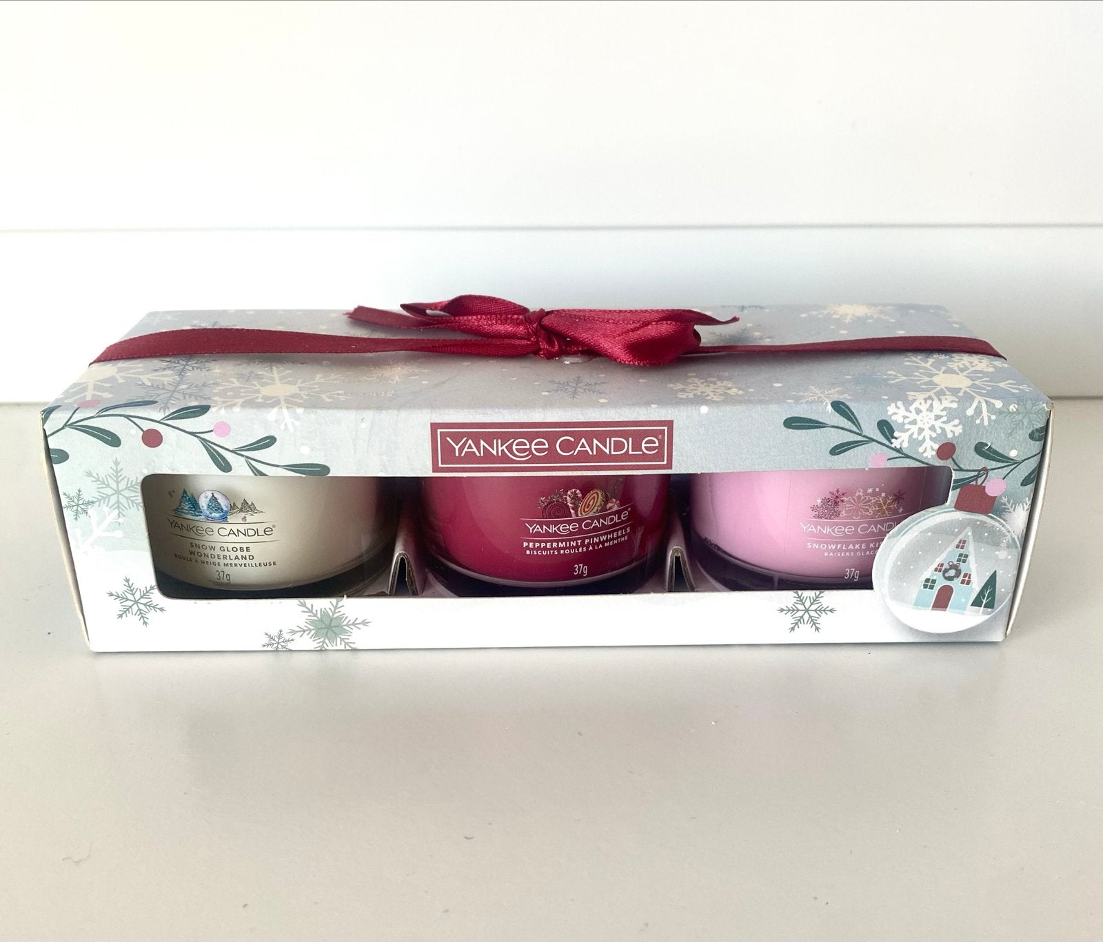 Yankee Candle Giftset - 3 Kerst Geurkaarsen, Meerkleurig, Overige merken, Ophalen of Verzenden, Kaars
