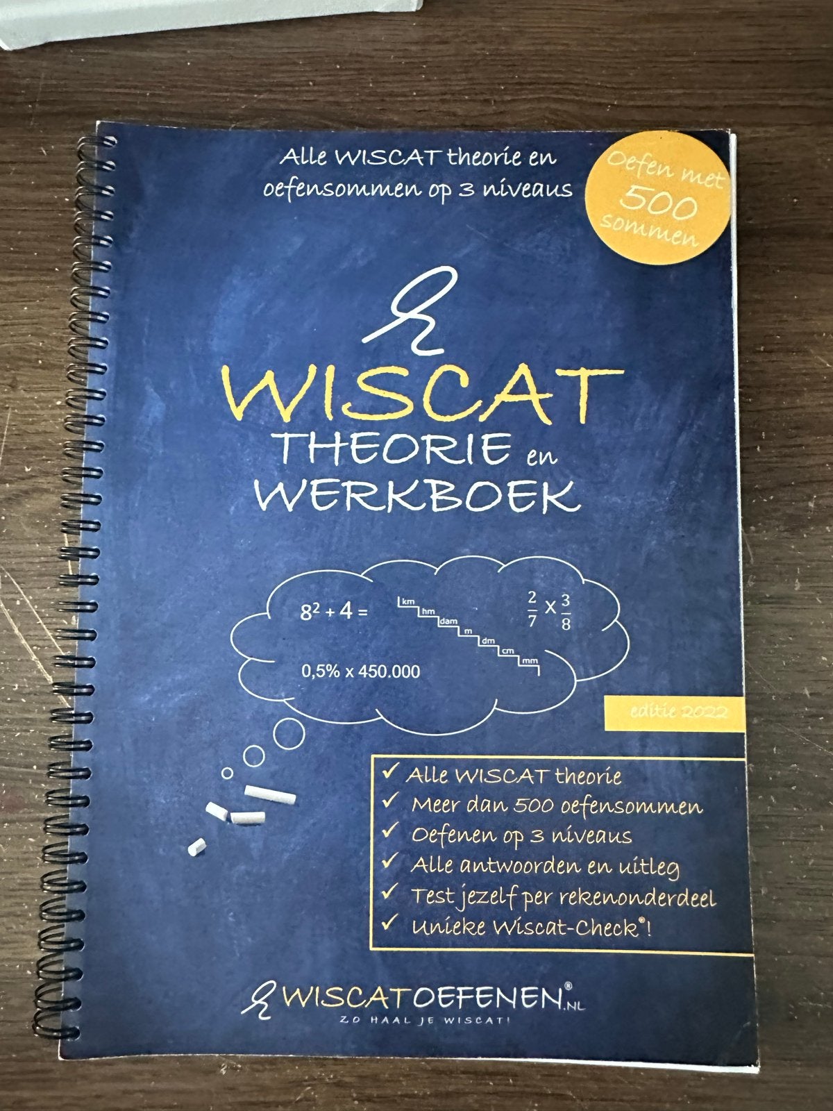 WISCAT Pabo Theorie en Werkboek - Oefen met 500 sommen, Boeken, Studieboeken en Cursussen, Ophalen of Verzenden, Beta, Zo goed als nieuw