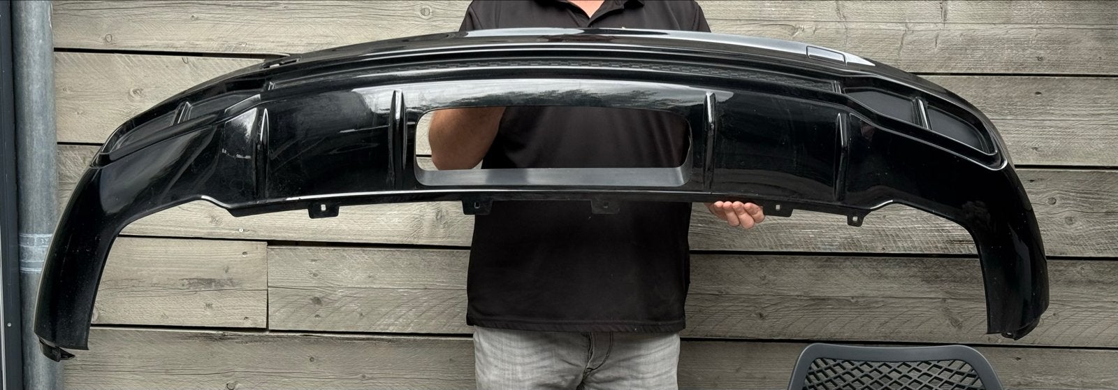 Gebruikte zwarte achterbumper Audi SQ5 model 2018, Ophalen, Gebruikt, Audi, Achter