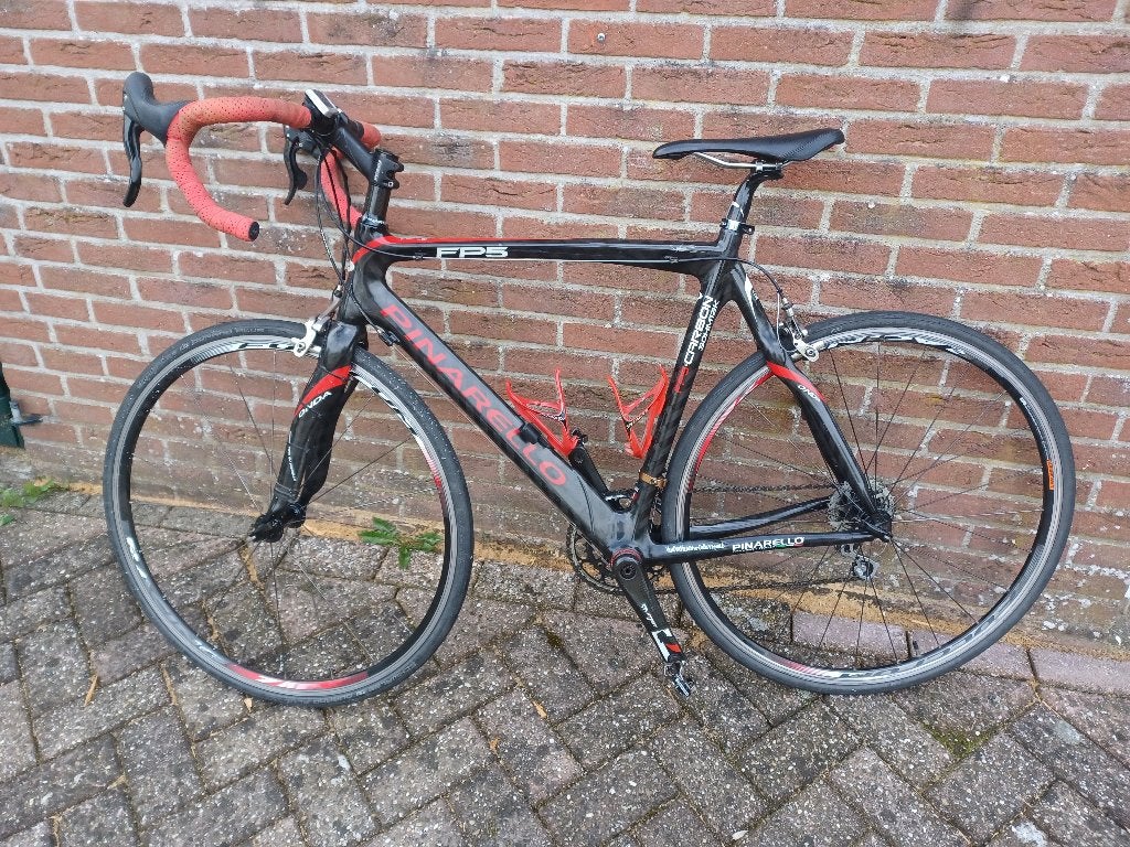pinarello fp5 full carbon racefiets, met centauer groep, 28 inch, Gebruikt, Carbon, Velgrem