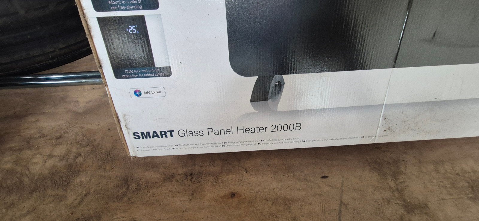 Princess Smart Glass Paneelverwarming 2000B, 30 tot 80 cm, Ophalen of Verzenden, 60 tot 150 cm, 800 watt of meer
