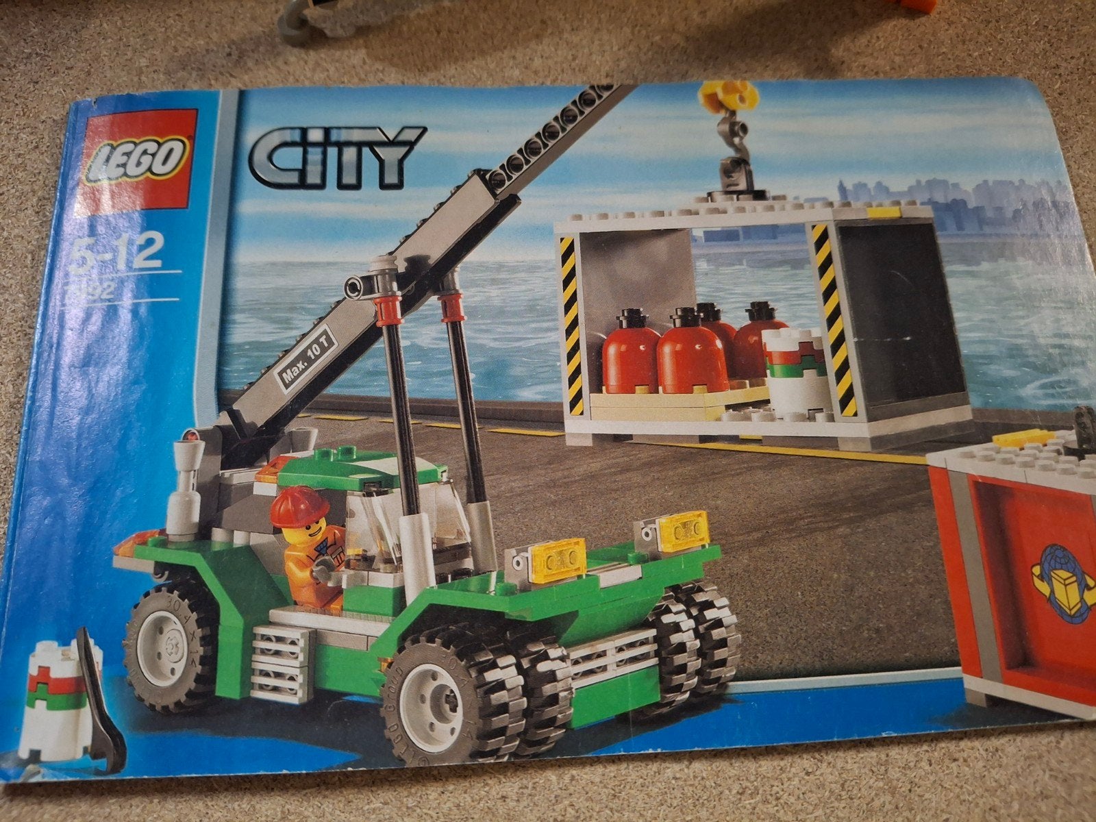 Foto 2 van lego city container kraan nr 7992
