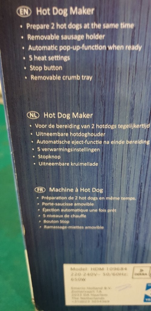 hot dog maker apperaat nieuw, Ophalen of Verzenden, 'T Olde Gre-j, Info@toldegrej.nl, Endepoelstraat 20f Didam