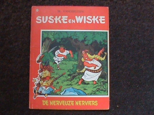 Suske en wiske de nerveuze Nervier 1e druk matte versie 1967, Boeken, Stripboeken, Eén stripboek, Ophalen of Verzenden, Gelezen