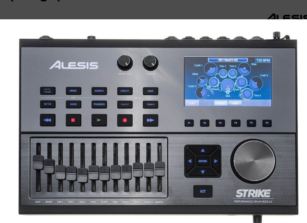 Alesis Strike Drum module, Ophalen of Verzenden, Zo goed als nieuw, 10 tot 20 kanalen
