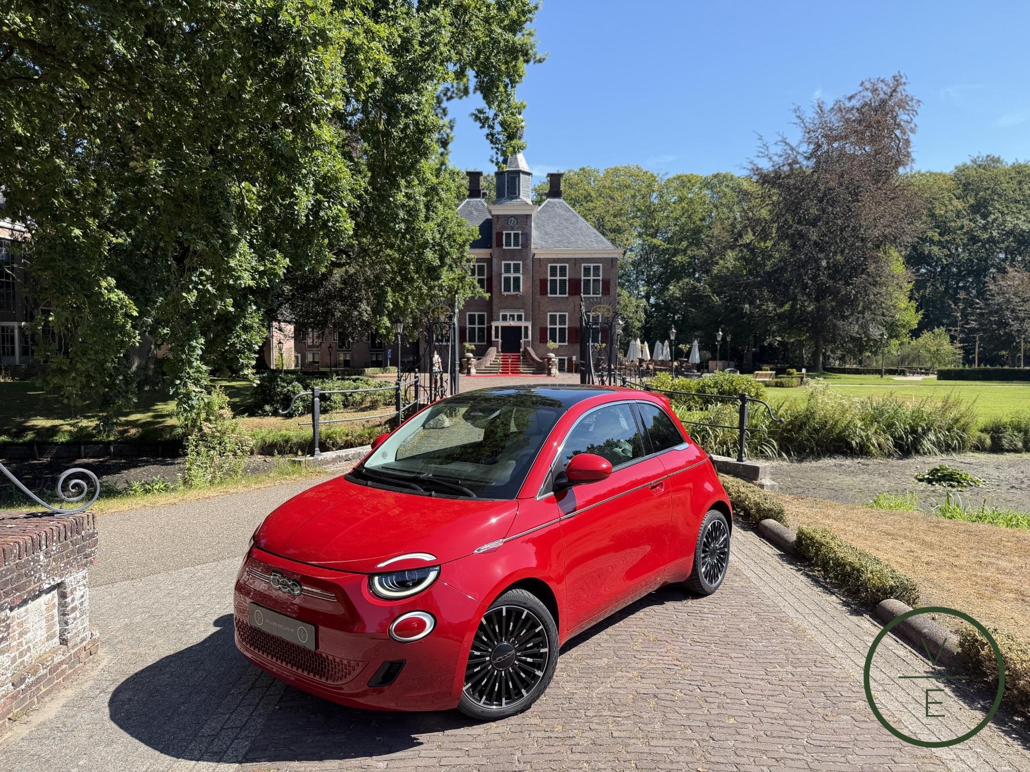 Fiat 500 La Prima 42 kWh | Blind Spot | Pano | BTW |, Auto's, Gebruikt, 4 stoelen, 25 min, Geïmporteerd