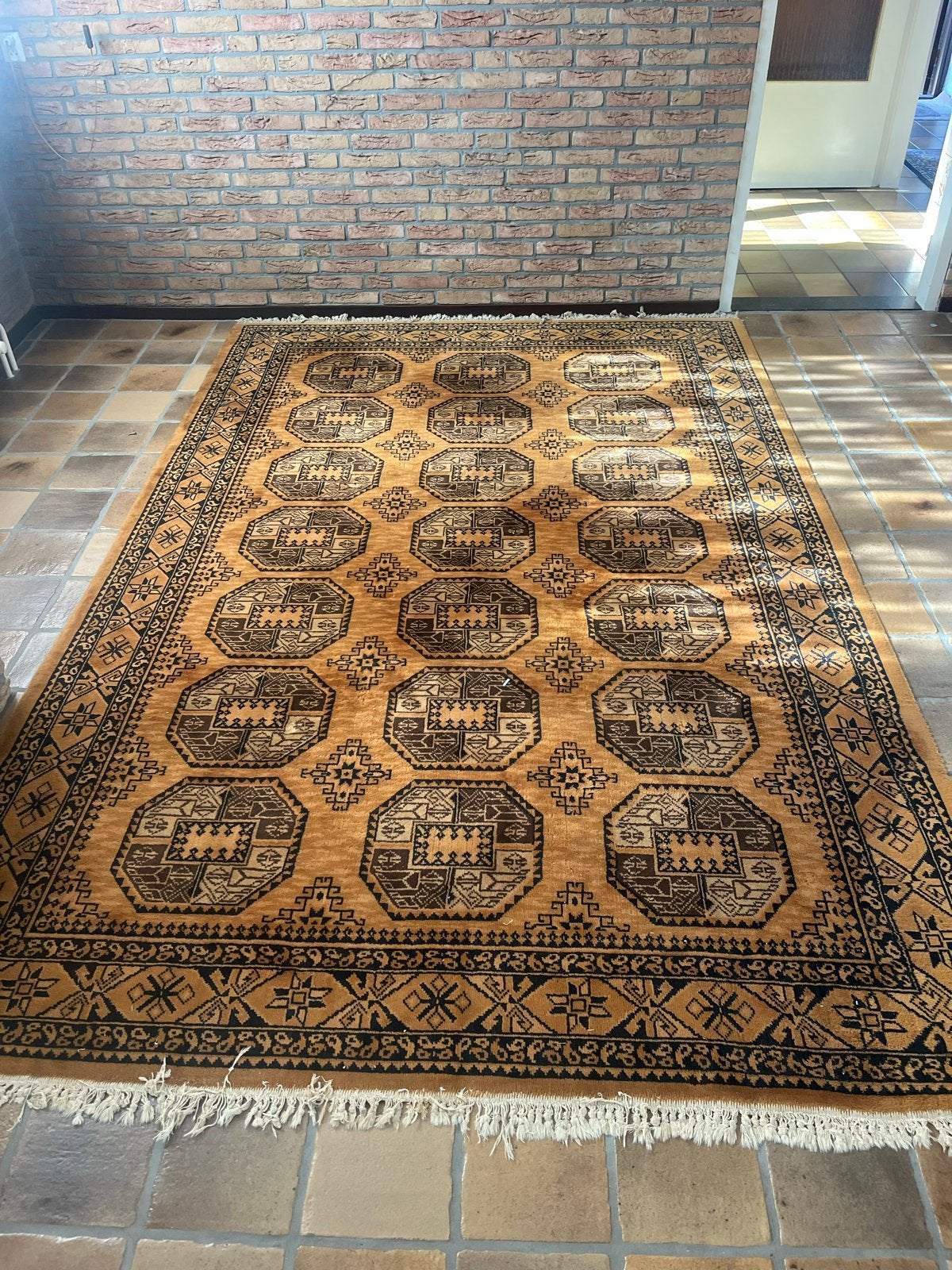 Prachtig Perzisch tapijt - 400x300 cm, Huis en Inrichting, Stoffering | Tapijten en Kleden, Ophalen, Gebruikt, Bruin, 200 cm of meer