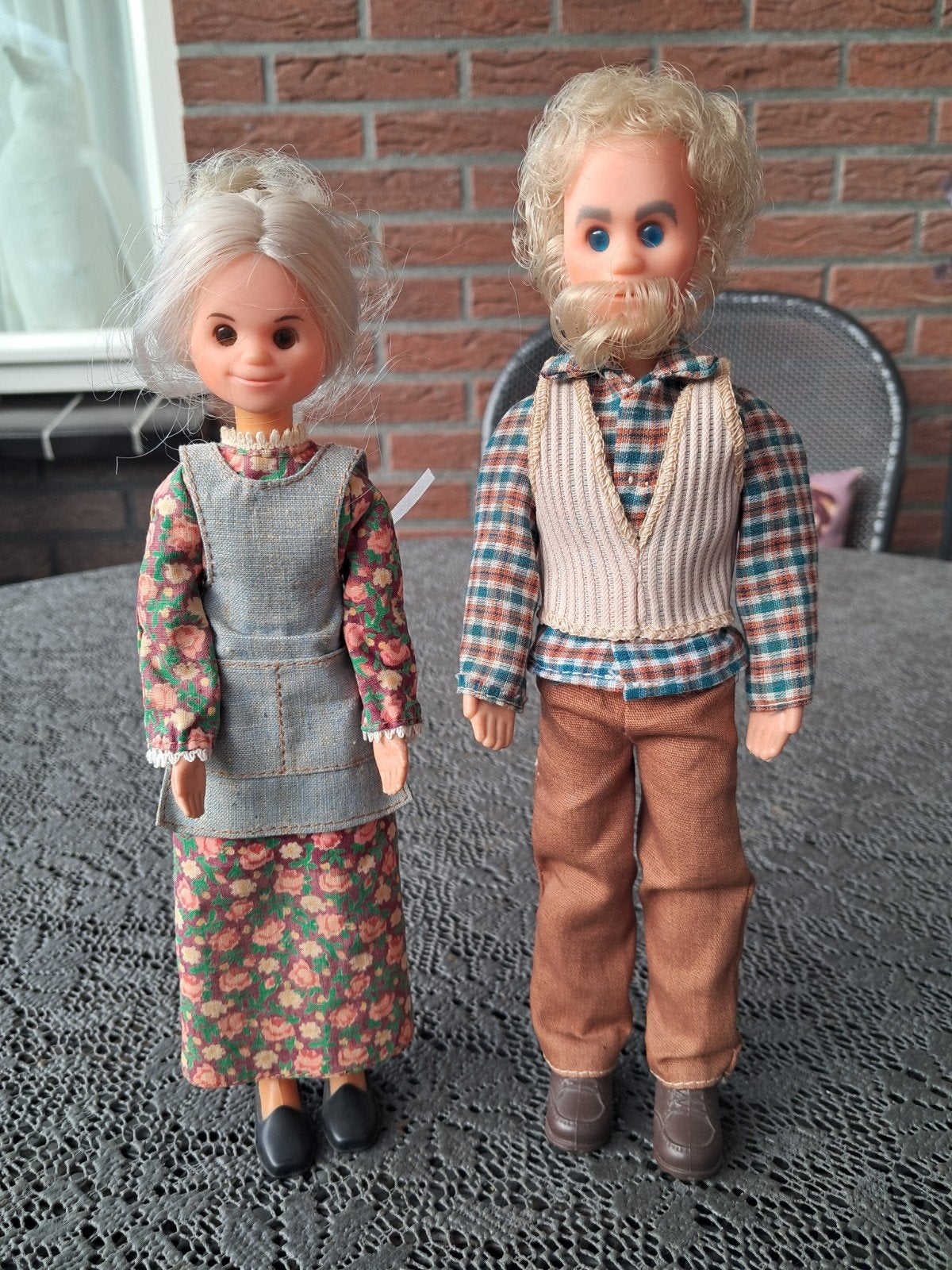 The Sunshine Family Mattel opa en oma barbie, Ophalen of Verzenden, Gebruikt, Pop