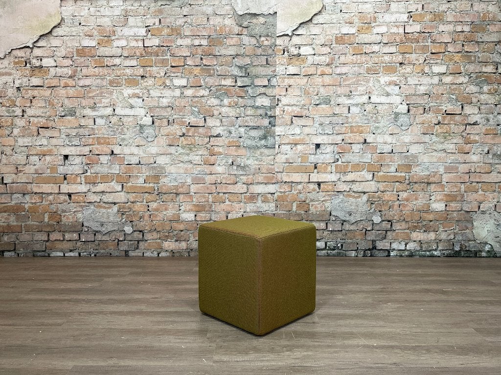 Drisag Poef – Groen stof | TheReSales, Ophalen, Minder dan 50 cm, Design, Vierkant