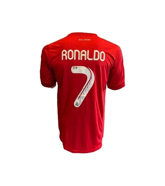 Cristiano Ronaldo Real Madrid 12/13 gesigneerd 3e Shirt, Verzamelen, Buitenlandse clubs, Soccersignings.nl, Shirt, Ophalen of Verzenden