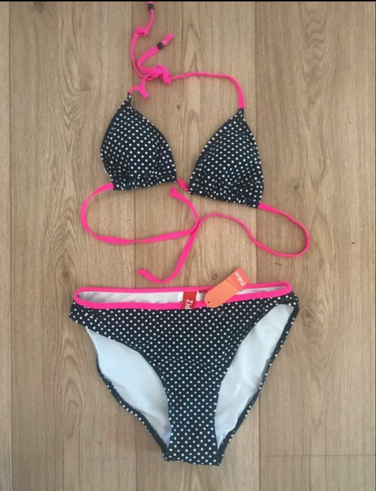 Zidiac bikini polka dot. maat M - Nieuw met uitneembare pads, Ophalen of Verzenden, Nieuw, Blauw, Bikini