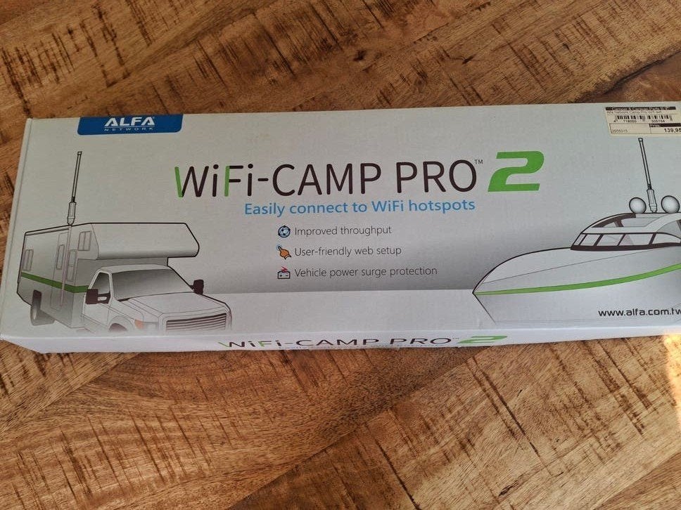Alfa WiFi-CAMP Pro 2 WiFi Hotspot, Ophalen of Verzenden, Zo goed als nieuw, Router, Alfa Network