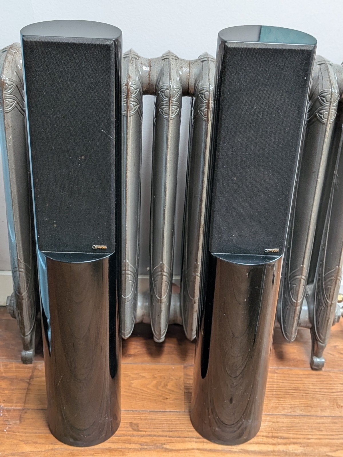 Speakers V vox  hoogglans zwart, 70 watt of meer, Zo goed als nieuw, Overige spelers, Ophalen