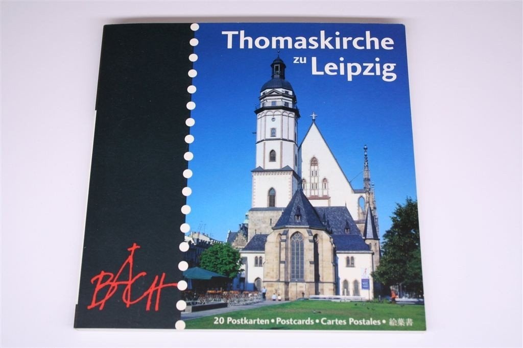 De Thomaskirche van J.S. Bach, Leipzig — 20 Postkaarten, Boeken, Geschiedenis | Wereld, Zo goed als nieuw, Europa, Ophalen of Verzenden