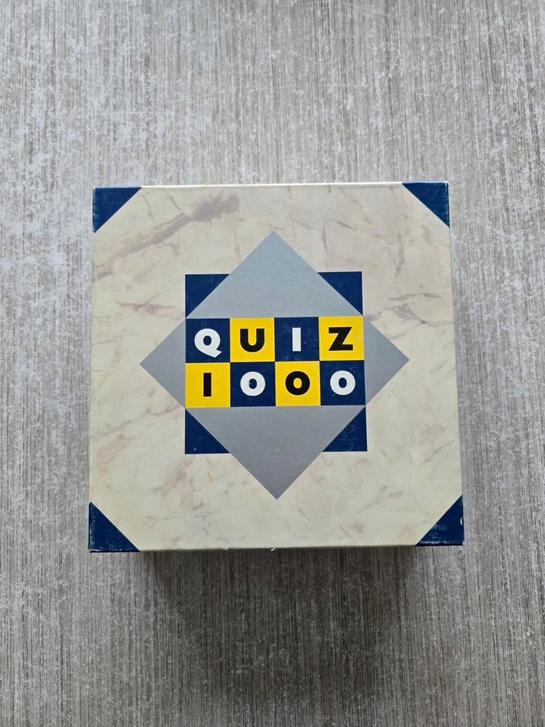 Quiz 1000 Vragen - Het Ultieme Quizspel, Vijf spelers of meer, Ophalen of Verzenden, Gebruikt, Onbekend