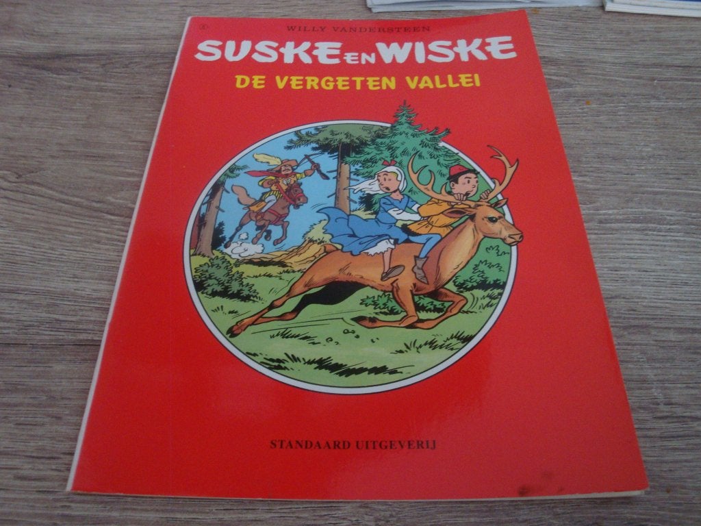 suske en wiske-de vergeten vallei..,, Eén stripboek, Ophalen of Verzenden, Gelezen