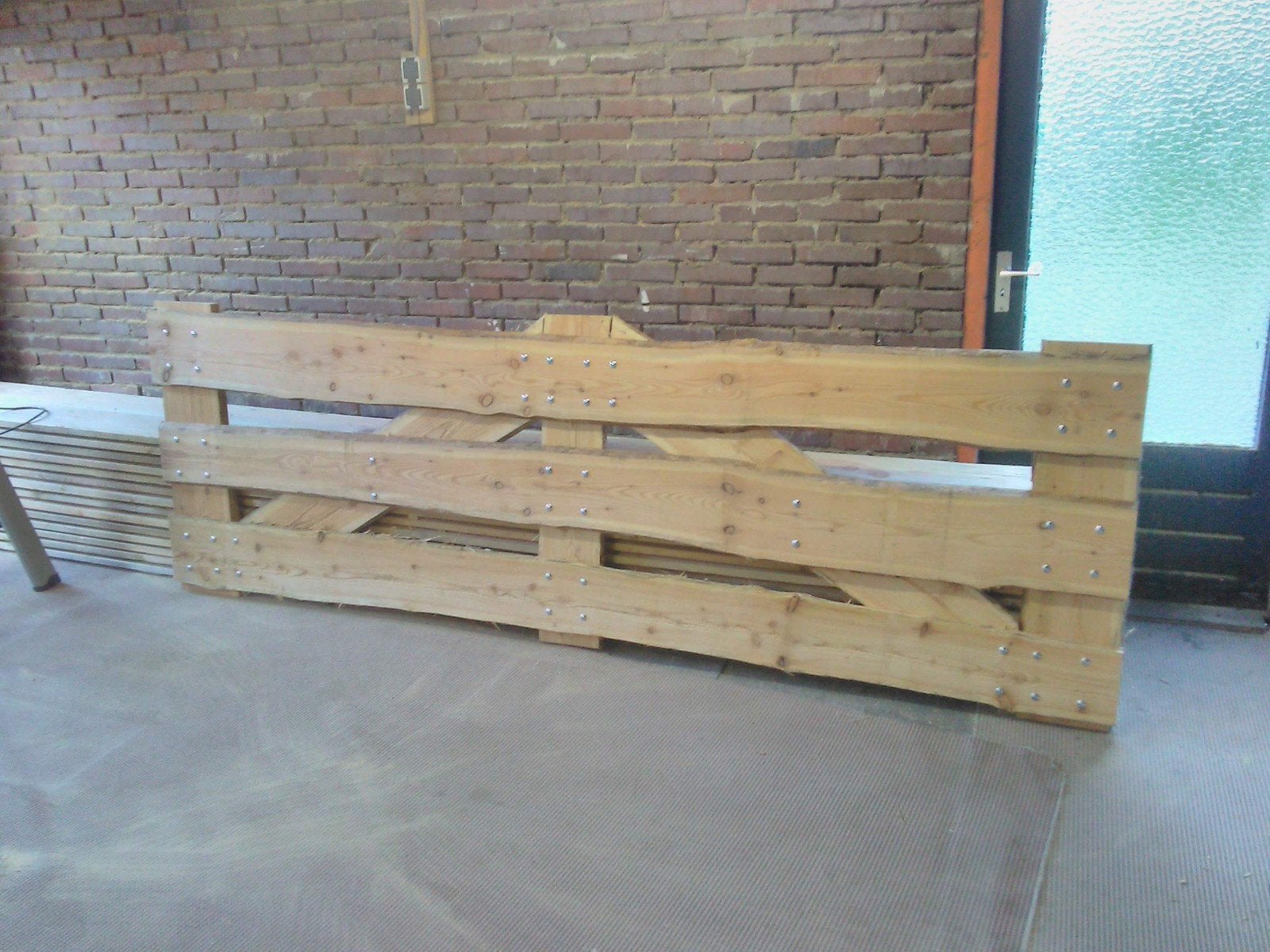 Douglas landhek 3 meter met 2 palen en beslag, Ophalen, Nieuw, Hout, Tuinhek