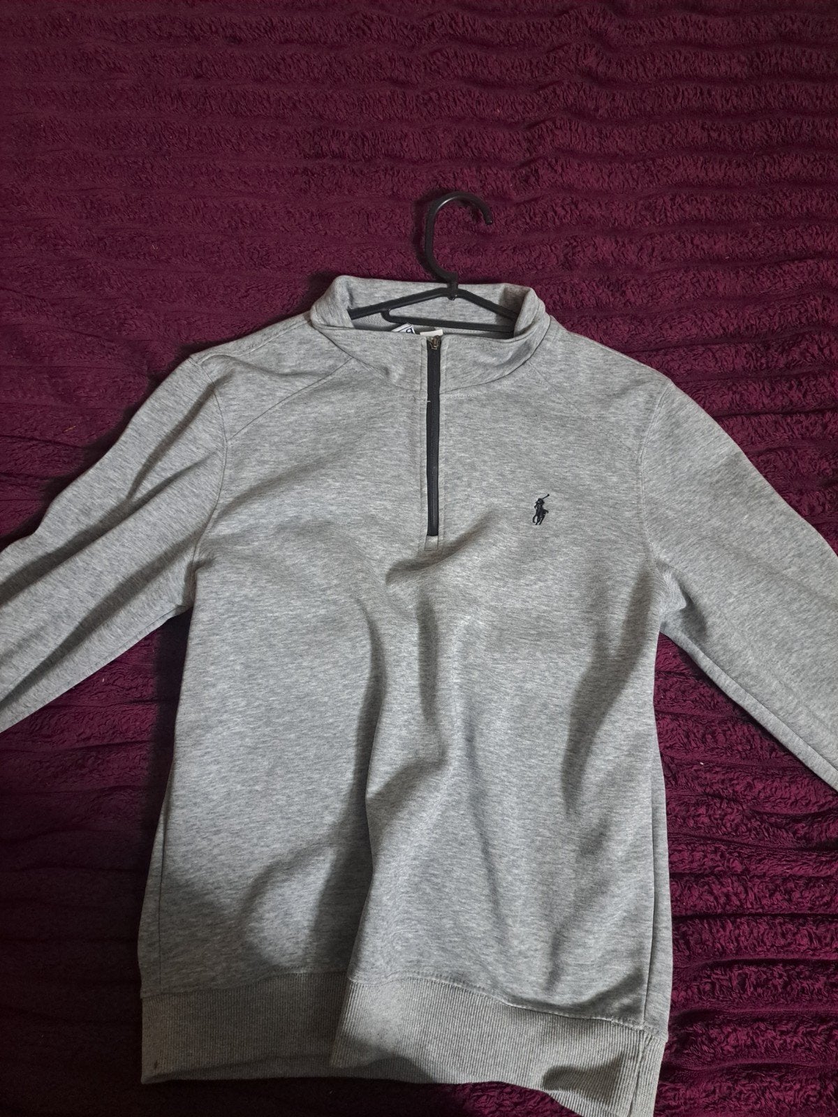 Ralph Lauren Zipper - Zo goed als nieuw maat M, Ophalen of Verzenden, Zo goed als nieuw, Grijs, Ralph Lauren
