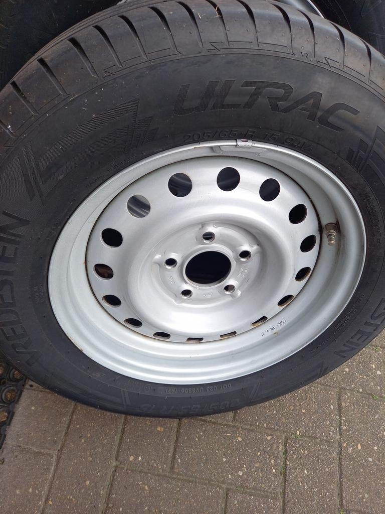 Wiel met band caravan (reserve). 15 inch, Caravans en Kamperen, Caravan accessoires, Ophalen, Gebruikt