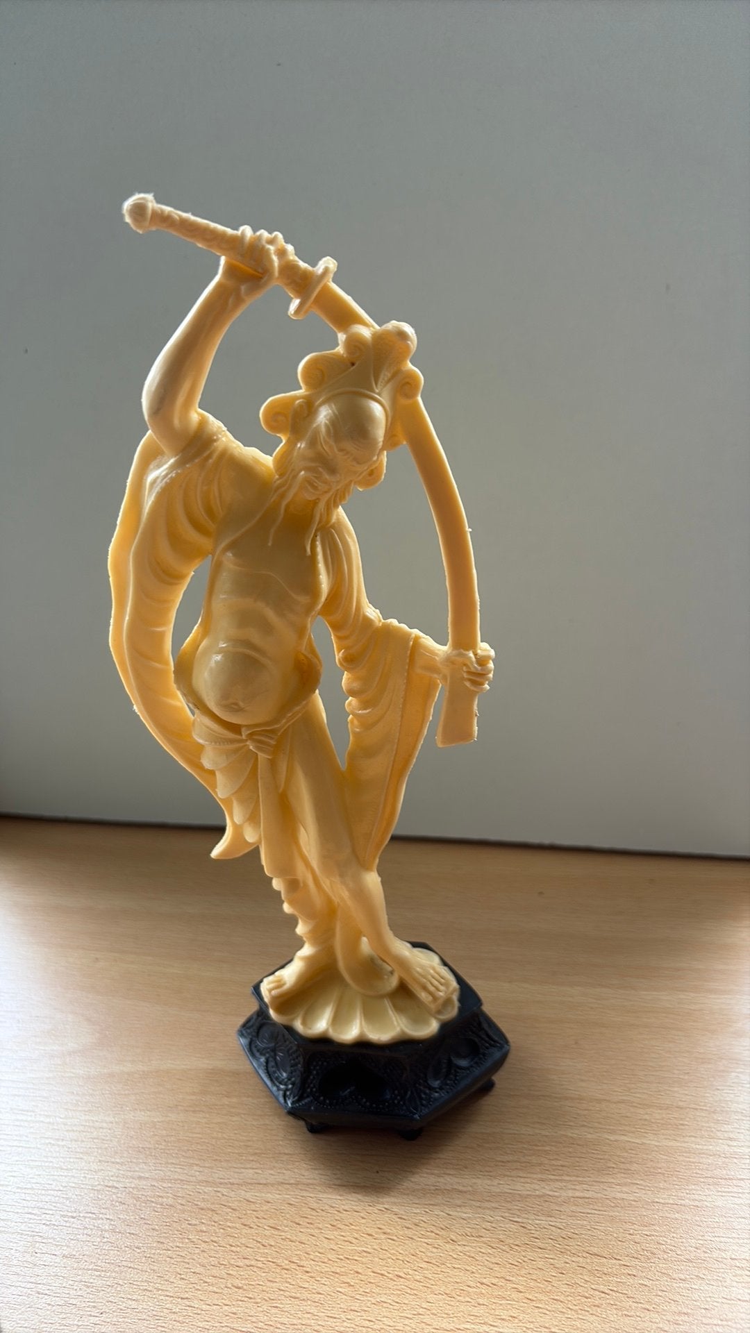 Kunststof Aziatische samurai beeltje, Ophalen of Verzenden