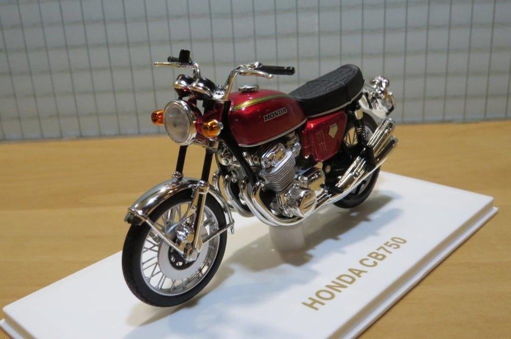 Honda CB750 1:18 Norev, Nieuw, Norev, Ophalen of Verzenden, Motor
